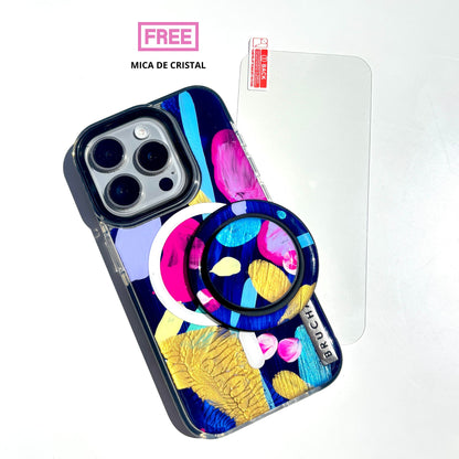 SET Zion: Funda + Holder MagSafe + Mica de cristal gratis