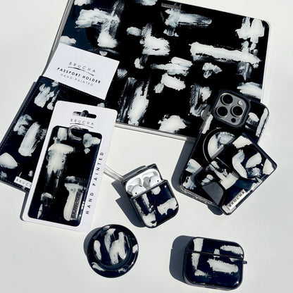 Funda ultra protectora para AirPods - Pared Negra