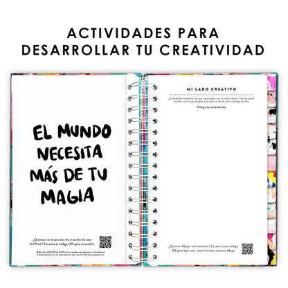 Agenda, planificador mensual y semanal, organizador, diario, metas modelo: Petra