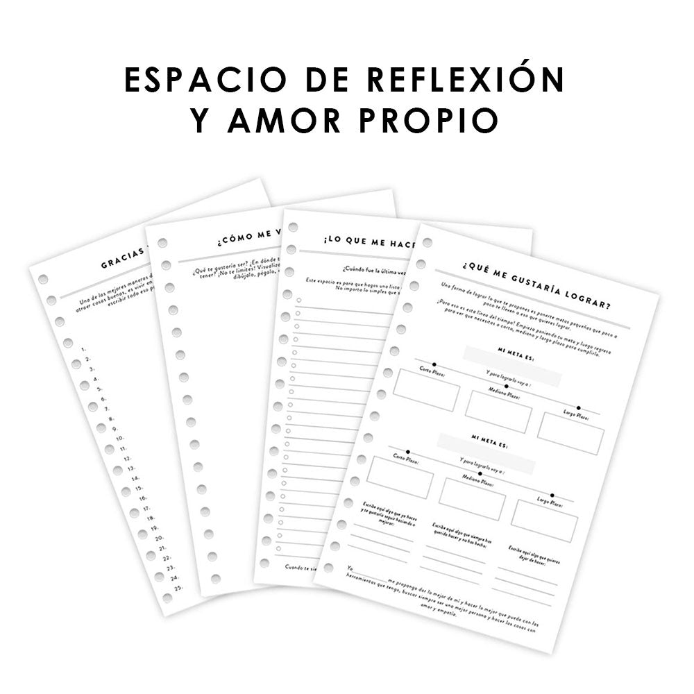 Agenda, planificador mensual y semanal, organizador, diario, metas modelo: Petra