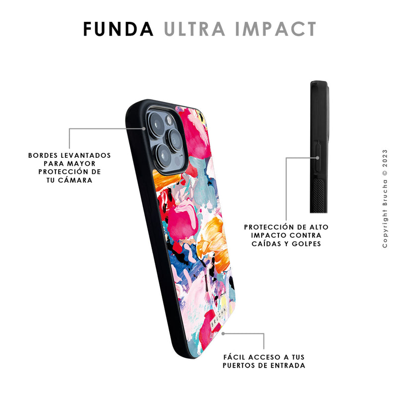 Funda para iPhone ultra resistente impresa con Print original de Brucha - Bolonia