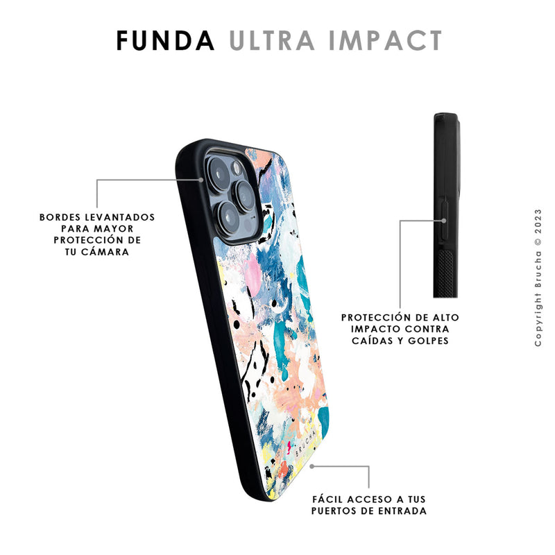 Funda para iPhone ultra resistente impresa con Print original de Brucha - Luca