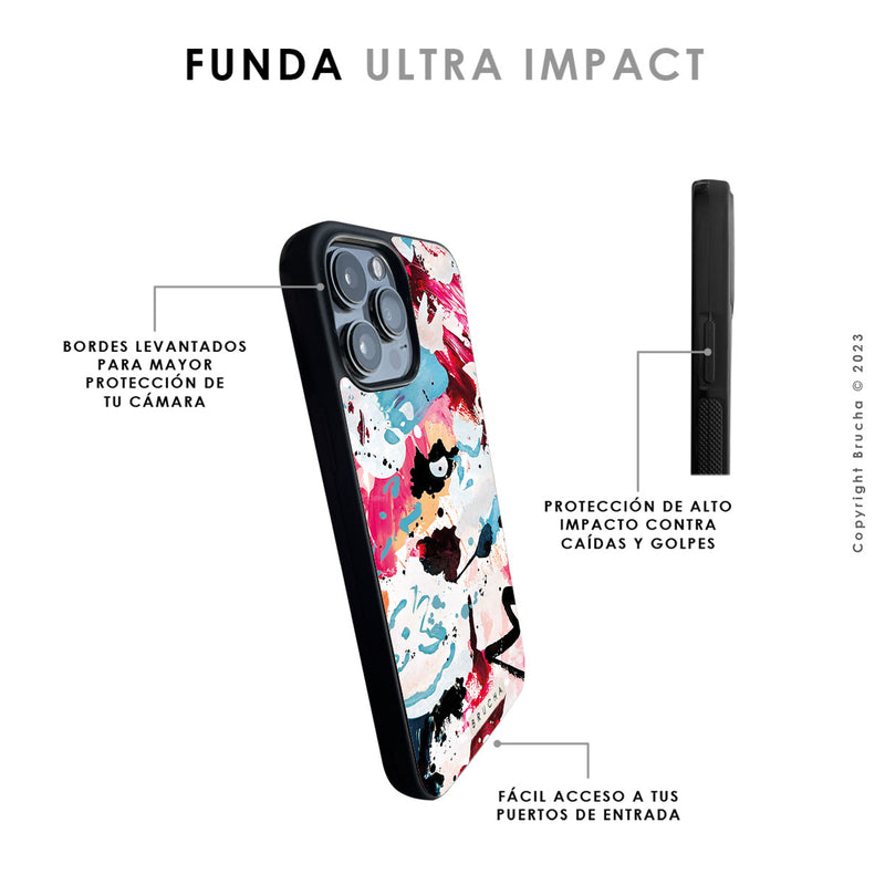 Funda para iPhone ultra resistente impresa con Print original de Brucha - Bari