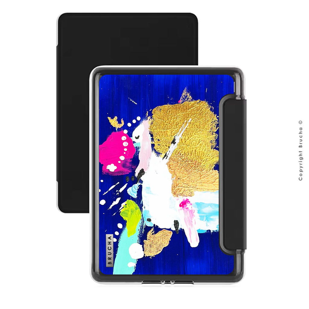 Funda ultra protectora para Kindle con tapa protectora de pantalla pintada a mano pieza única - Dainty