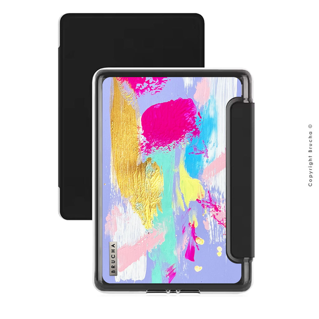Funda ultra protectora para Kindle con tapa protectora de pantalla pintada a mano pieza única - Chart
