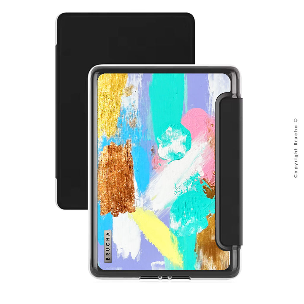Funda ultra protectora para Kindle con tapa protectora de pantalla pintada a mano pieza única - Zuno