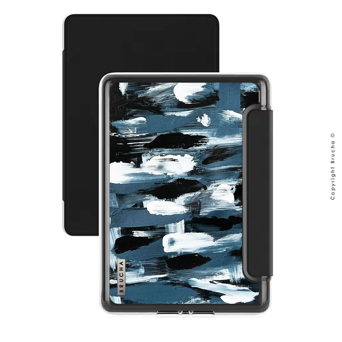 Funda ultra protectora para Kindle con tapa protectora de pantalla pintada a mano pieza única - Grip