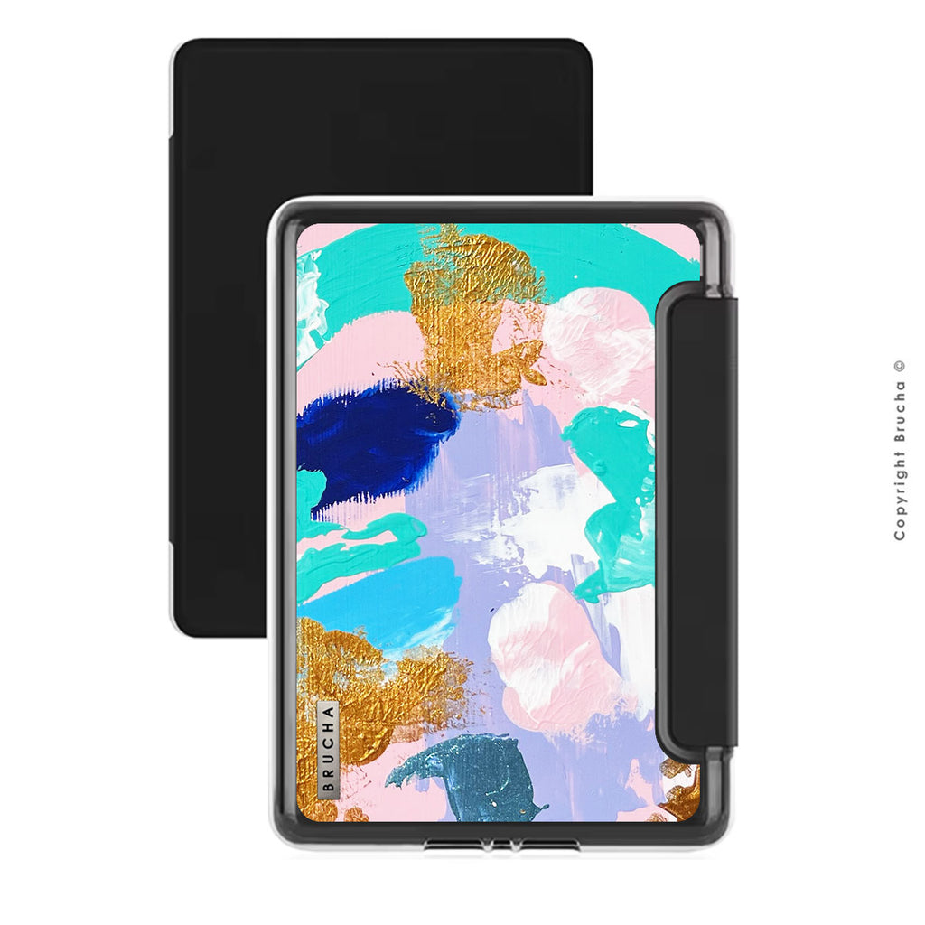 Funda ultra protectora para Kindle con tapa protectora de pantalla pintada a mano pieza única - Odessa