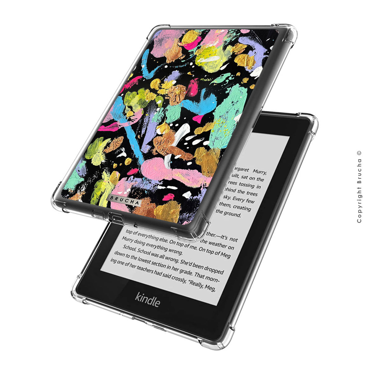 Funda ultra protectora para Kindle pintada a mano pieza única - Kiara