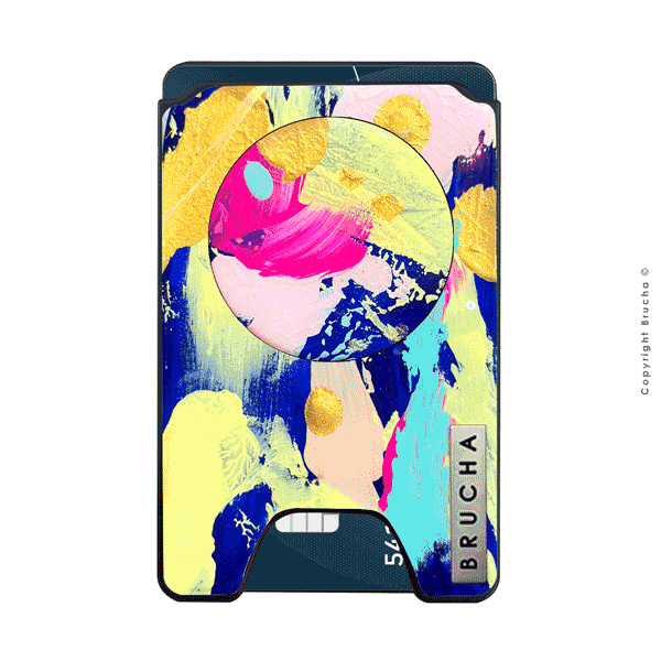 Cartera MagSafe con phone holder incluido handpainted - Mirren