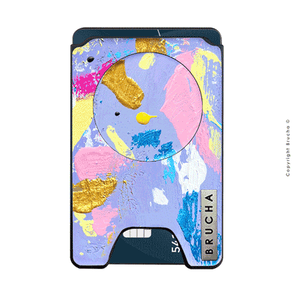 Cartera MagSafe con phone holder incluido handpainted - Feel