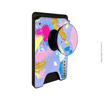 Cartera MagSafe con phone holder incluido handpainted - Feel