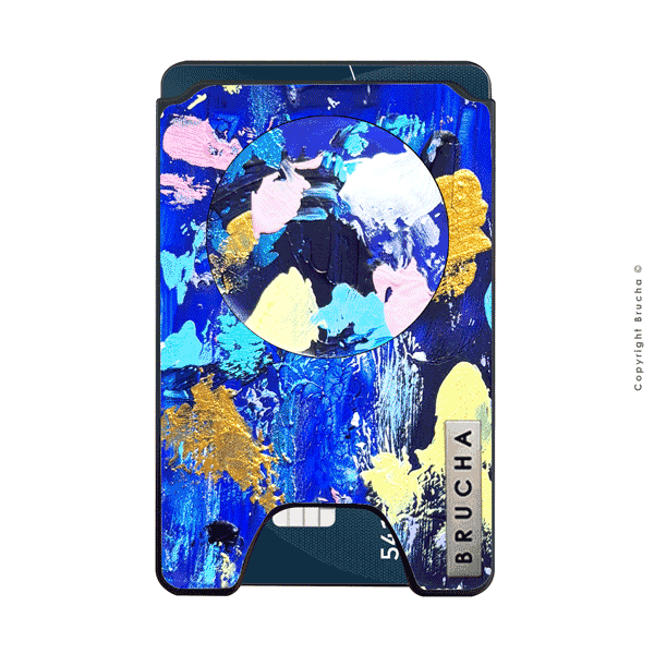 Cartera MagSafe con phone holder incluido handpainted - Swish