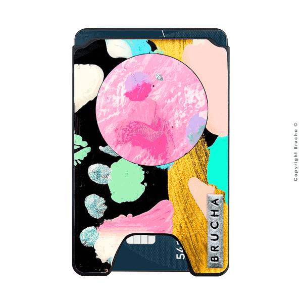 Cartera MagSafe con phone holder incluido handpainted - Jenna