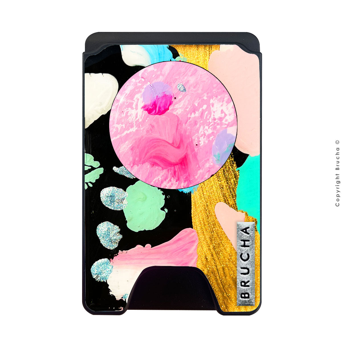 Cartera MagSafe con phone holder incluido handpainted - Jenna