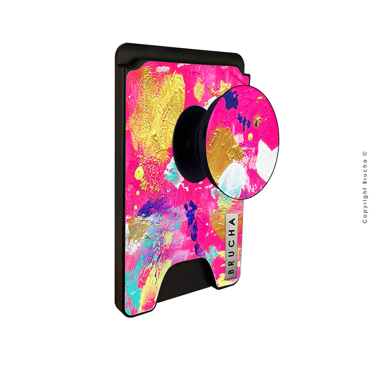 Cartera MagSafe con phone holder incluido handpainted - Halo