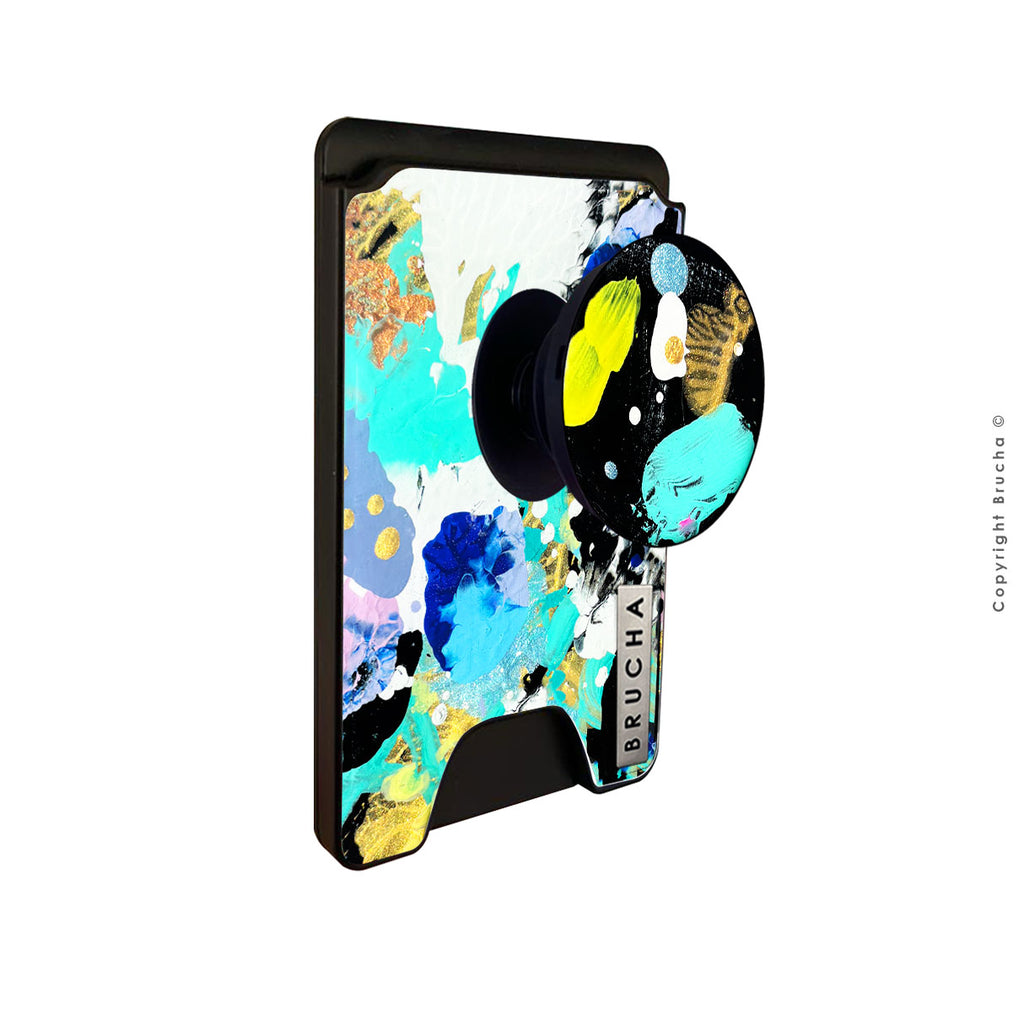 Cartera MagSafe con phone holder incluido handpainted - Masha