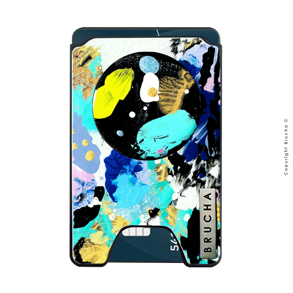 Cartera MagSafe con phone holder incluido handpainted - Masha