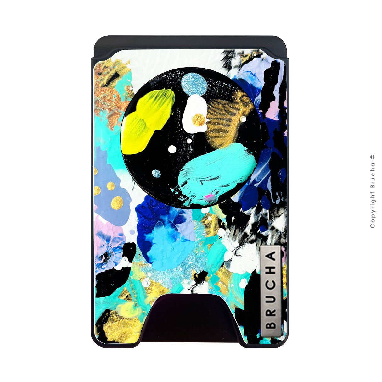 Cartera MagSafe con phone holder incluido handpainted - Masha