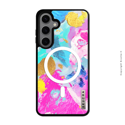 Funda Magsafe ultra protectora pintada a mano para Samsung S24/S25 - Entire