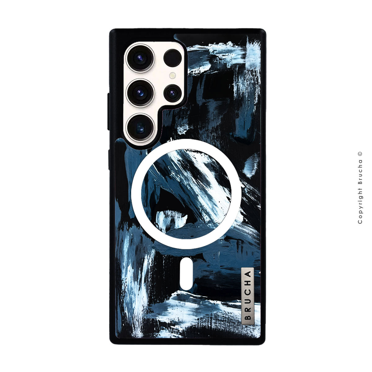 Funda Magsafe ultra protectora pintada a mano para Samsung S25 Ultra - Raleigh