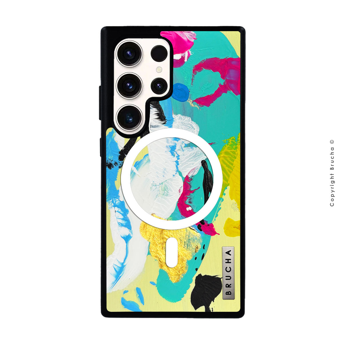 Funda Magsafe ultra protectora pintada a mano para Samsung S25 Ultra - Carl