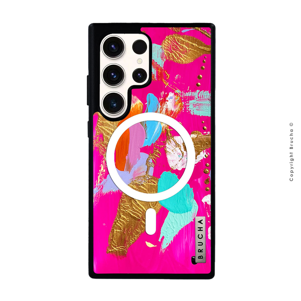 Funda Magsafe ultra protectora pintada a mano para Samsung S25 Ultra - Sandi