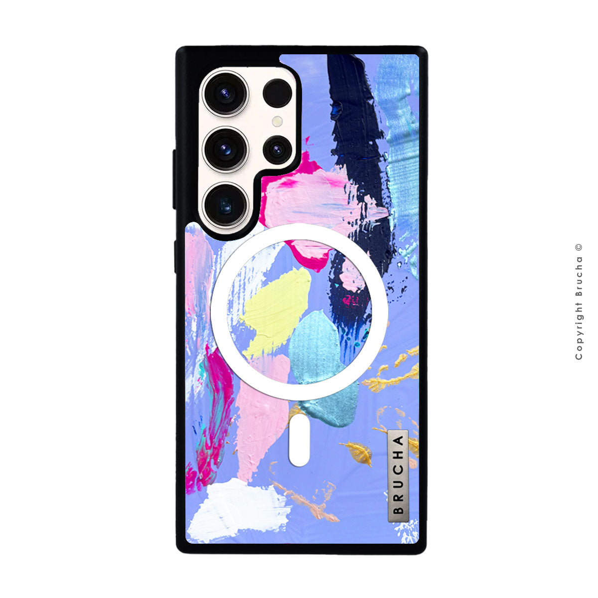 Funda Magsafe ultra protectora pintada a mano para Samsung S25 Ultra - Detroit