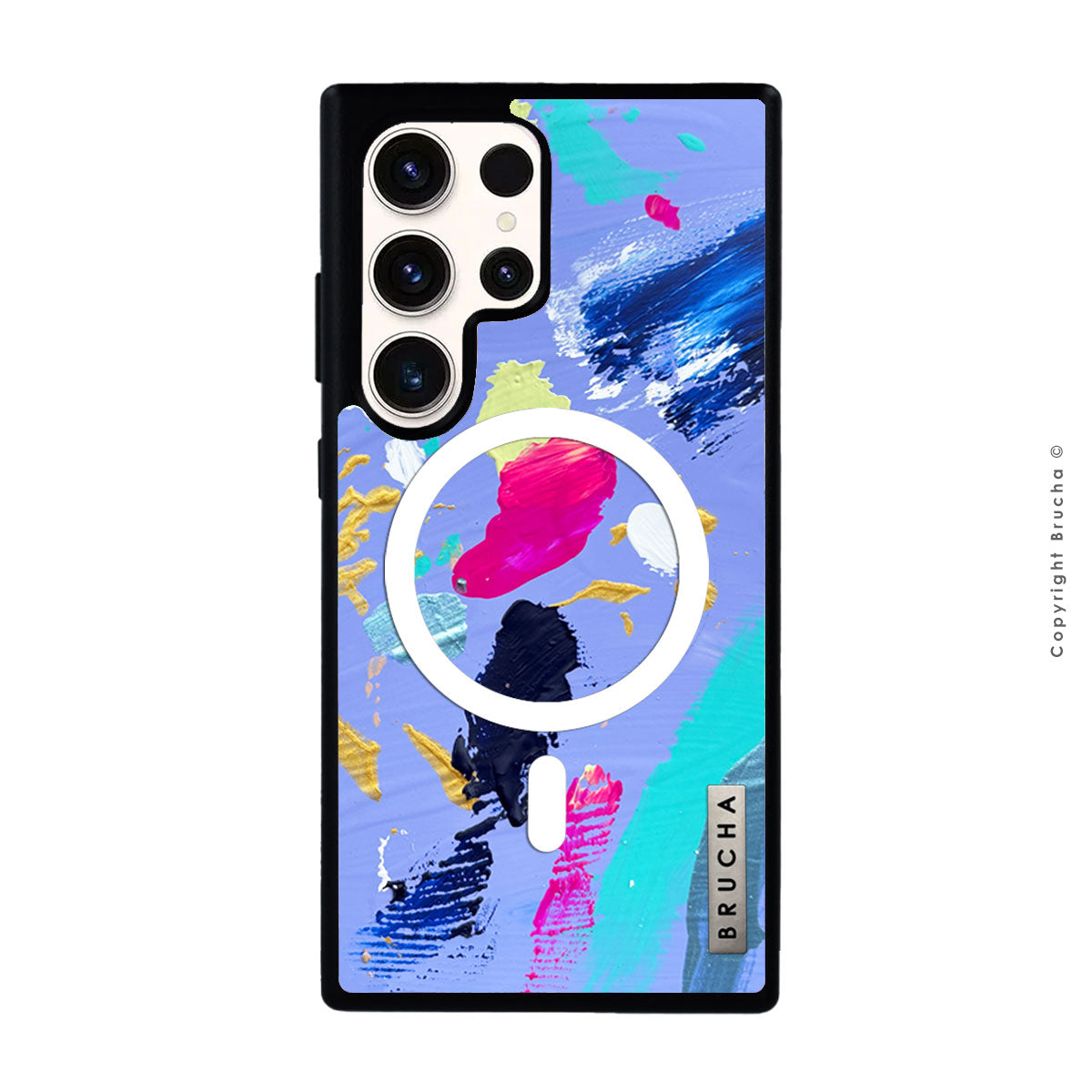 Funda Magsafe ultra protectora pintada a mano para Samsung S25 Ultra - Oklahoma