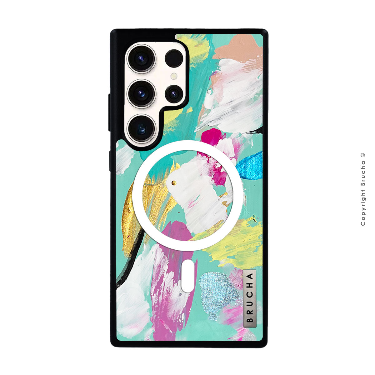 Funda Magsafe ultra protectora pintada a mano para Samsung S25 Ultra - Alleen