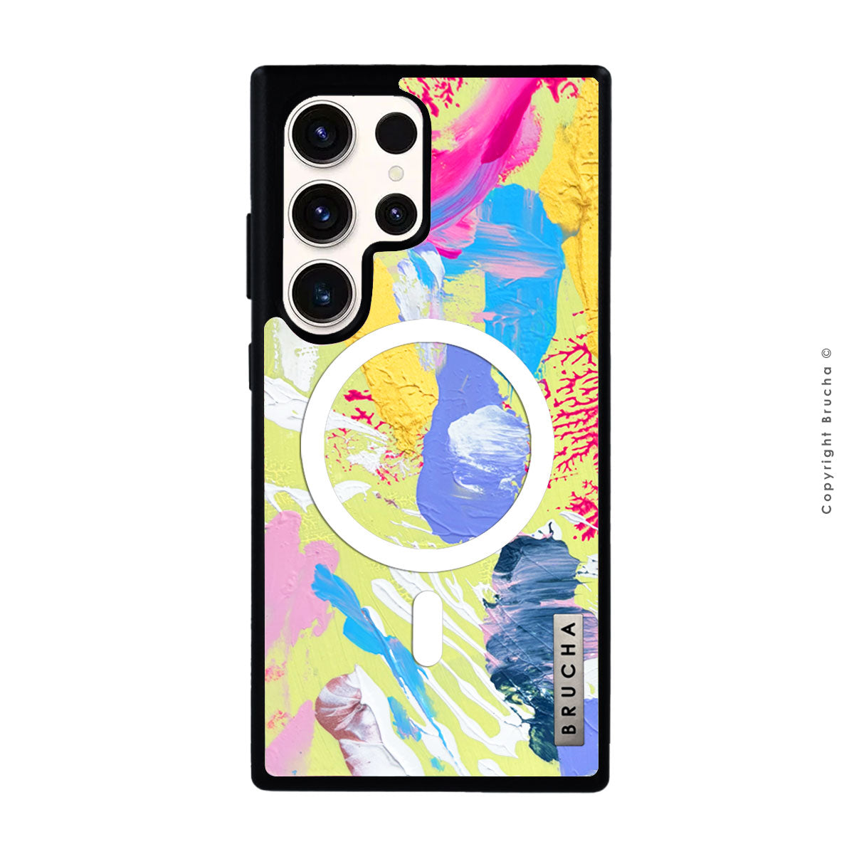 Funda Magsafe ultra protectora pintada a mano para Samsung S25 Ultra - Charlotte