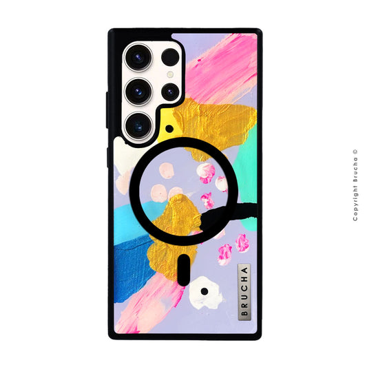 Funda ultra resistente pintada a mano para Samsung -  Lilac