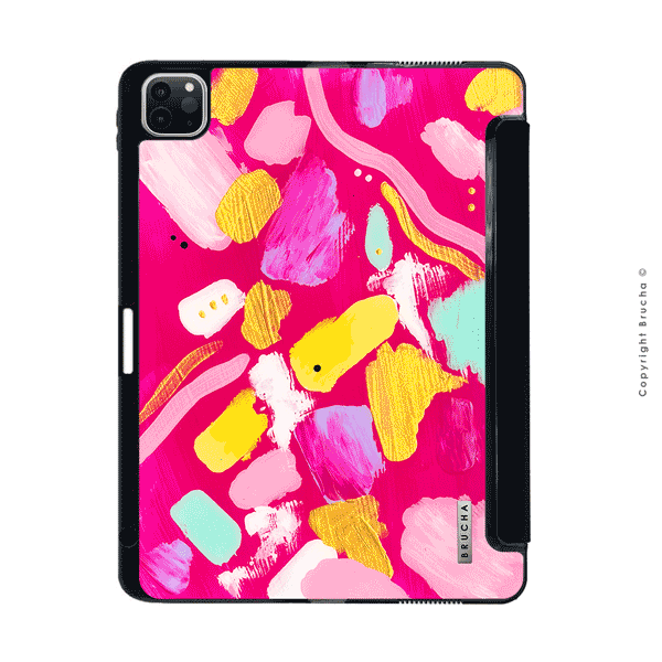 Funda ultra protectora para iPad pintada a mano pieza única - Alice