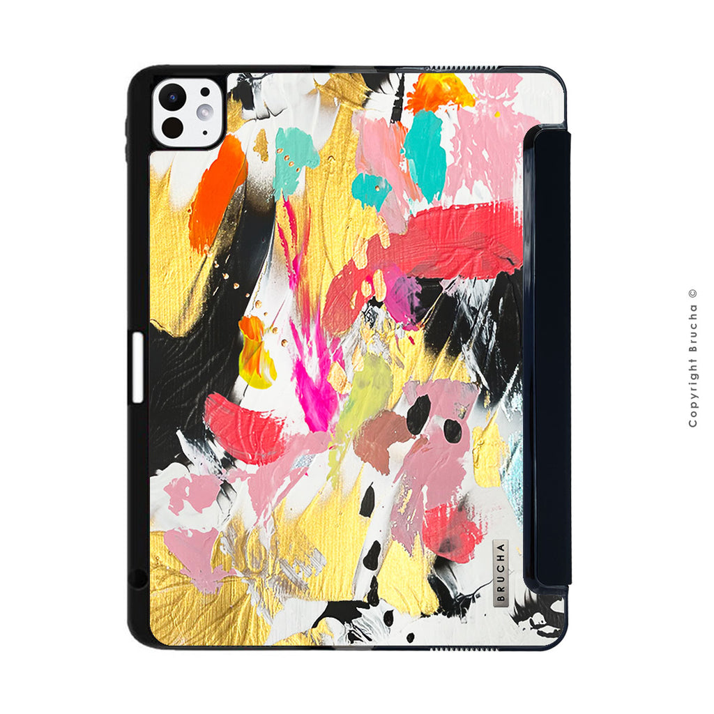 Funda ultra protectora para iPad pintada a mano pieza única - Anne