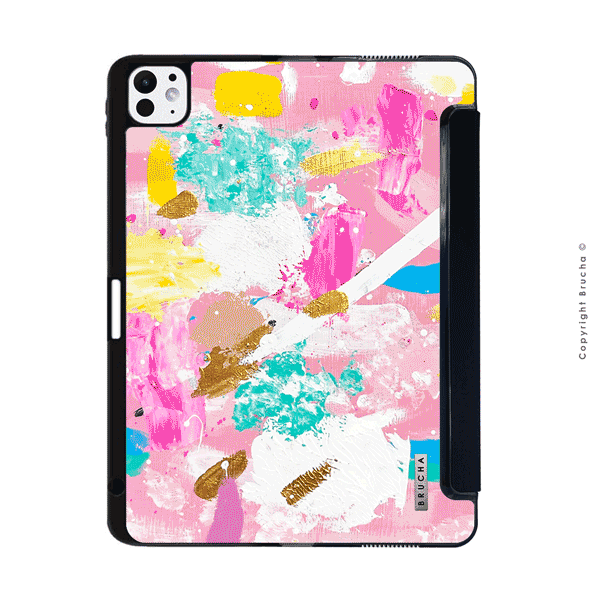 Funda ultra protectora para iPad pintada a mano pieza única - Sapira