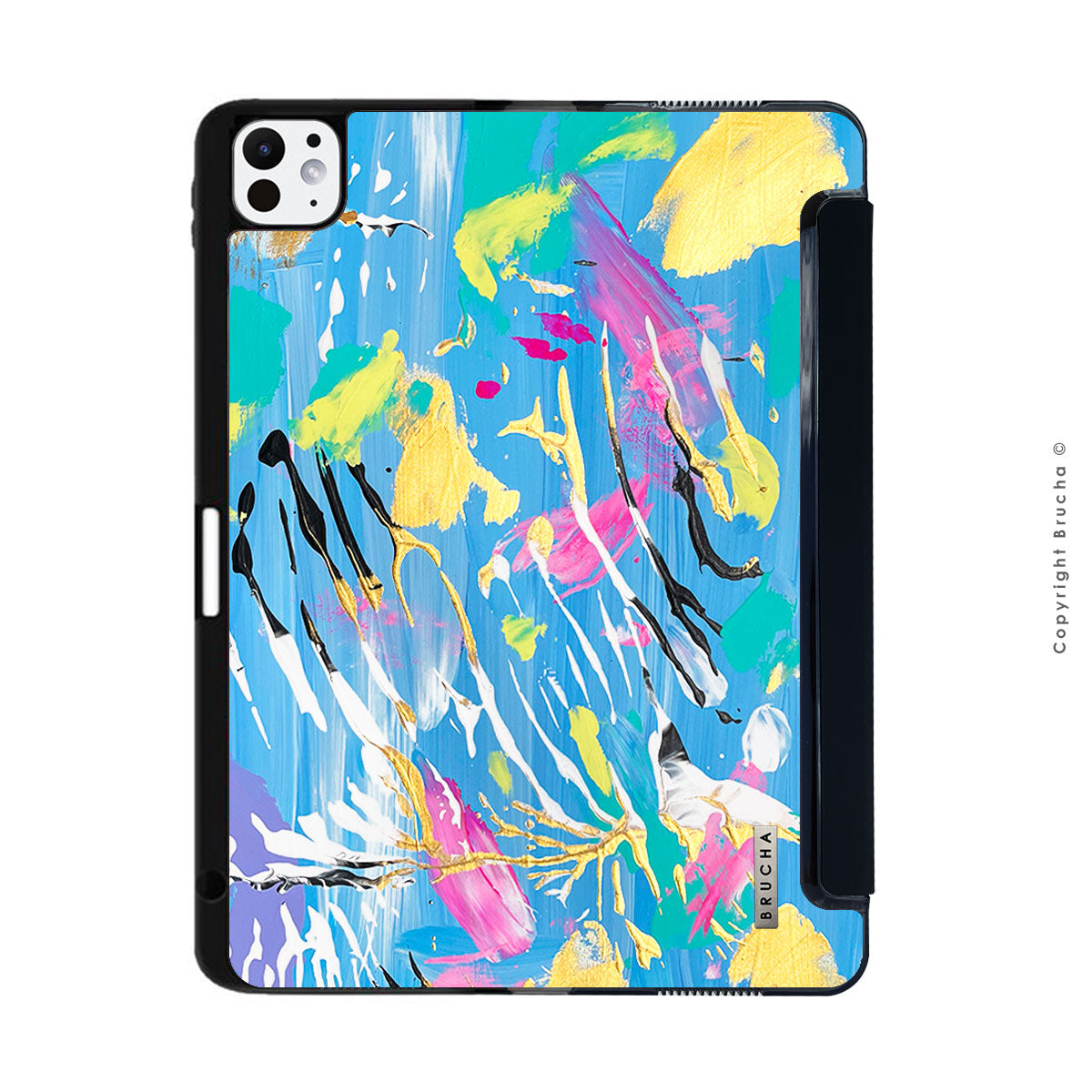 Funda ultra protectora para iPad pintada a mano pieza única - Atlantic
