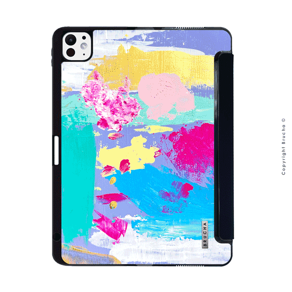 Funda ultra protectora para iPad pintada a mano pieza única - Batubi