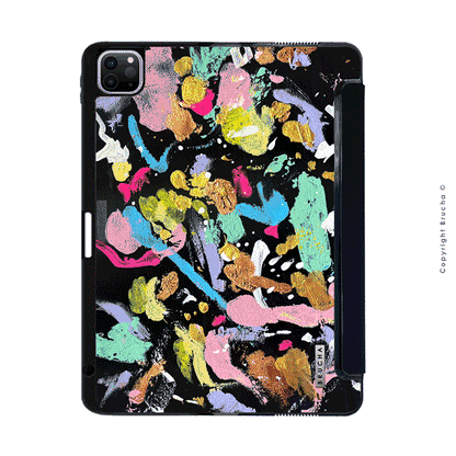 Funda ultra protectora para iPad pintada a mano pieza única - Kiara