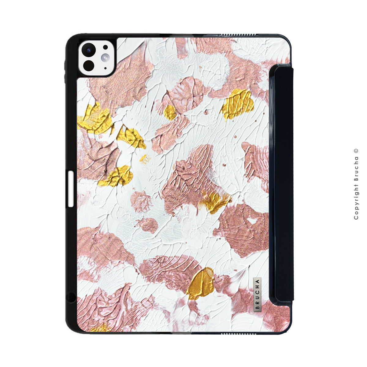 Funda ultra protectora para iPad pintada a mano pieza única - Marble