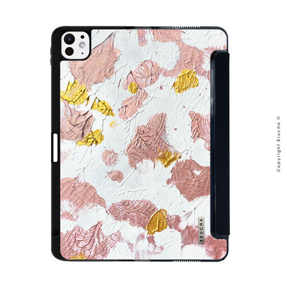 Funda ultra protectora para iPad pintada a mano pieza única - Marble