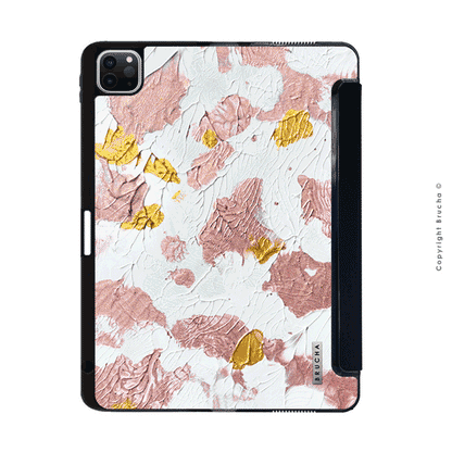 Funda ultra protectora para iPad pintada a mano pieza única - Marble