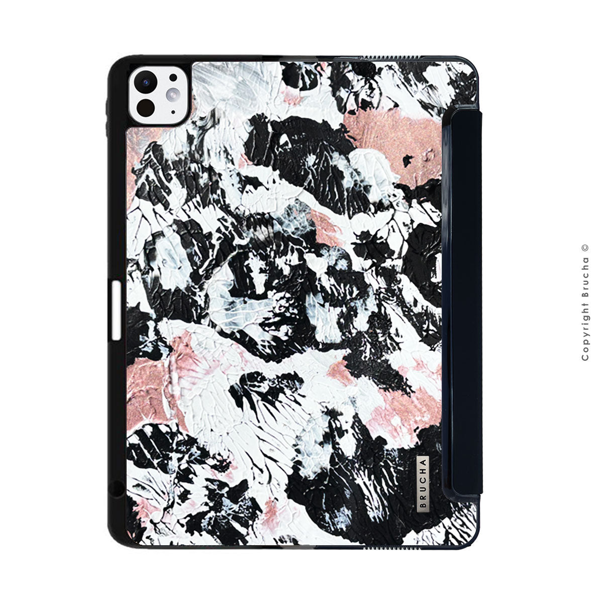 Funda ultra protectora para iPad pintada a mano pieza única - Nápoles