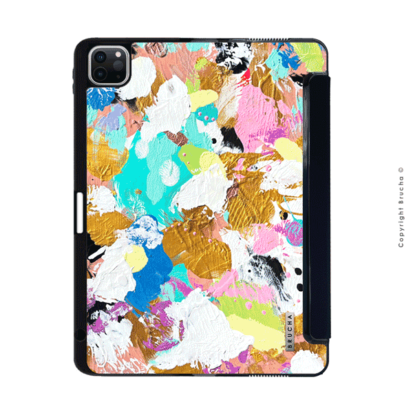 Funda ultra protectora para iPad pintada a mano pieza única - Málaga