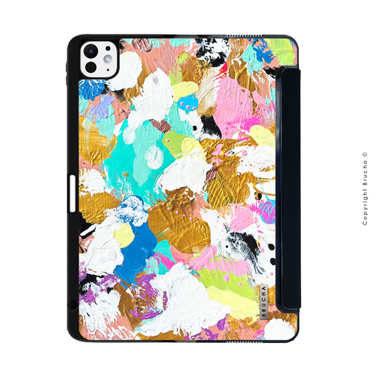 Funda ultra protectora para iPad pintada a mano pieza única - Málaga