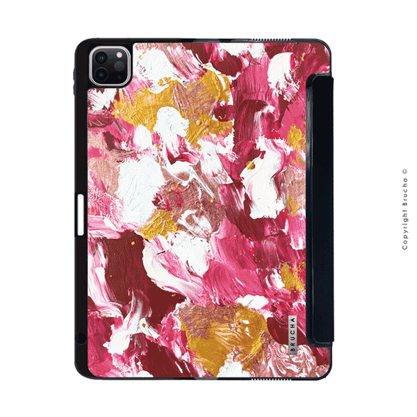 Funda ultra protectora para iPad pintada a mano pieza única - Atenas