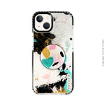 Set de funda ultra protectora, holder match y mica vidrio templado, pintada a mano para iPhone 13 - Ravara