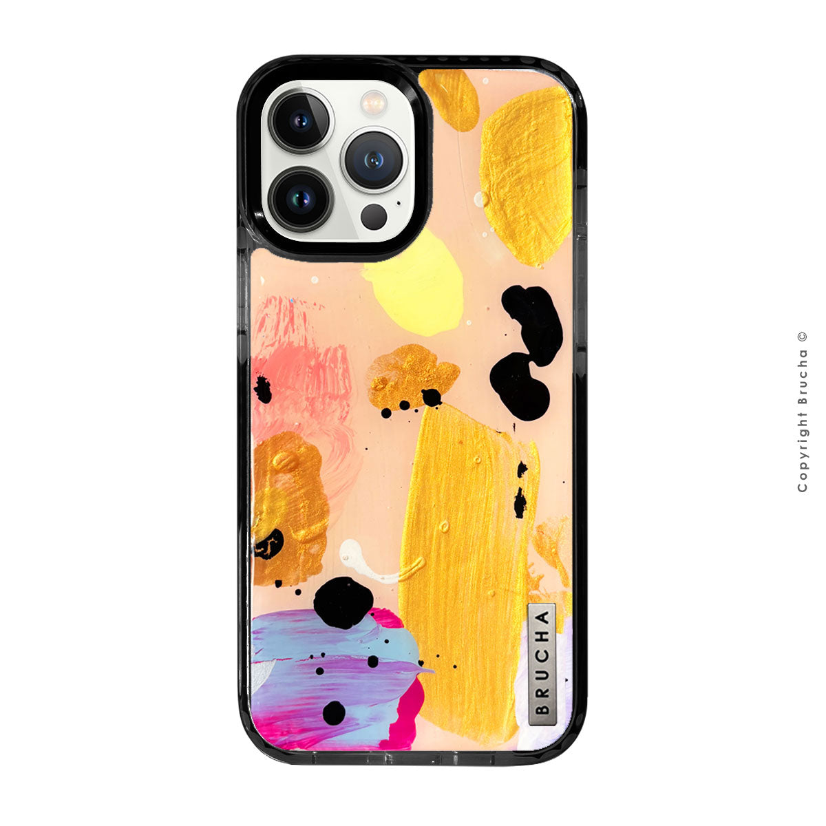 Funda ultra protectora pintada a mano para iPhone 13 Pro Max - Lotus