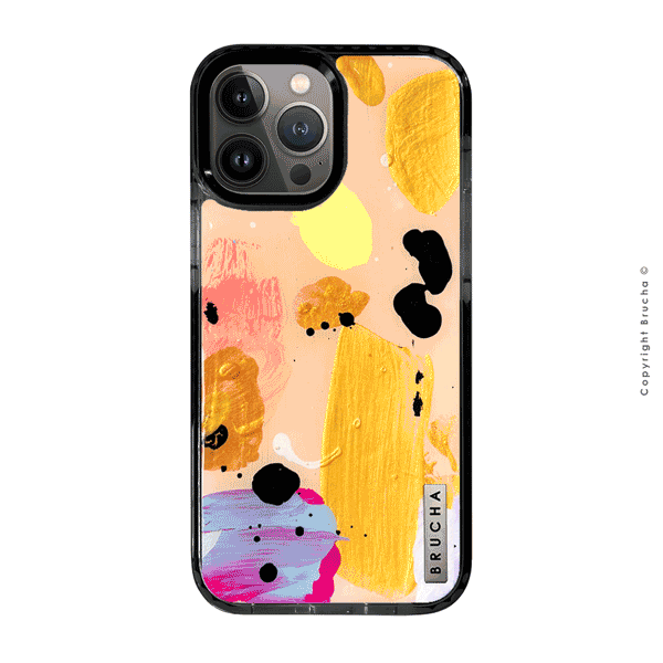 Funda ultra protectora pintada a mano para iPhone 13 Pro Max - Lotus