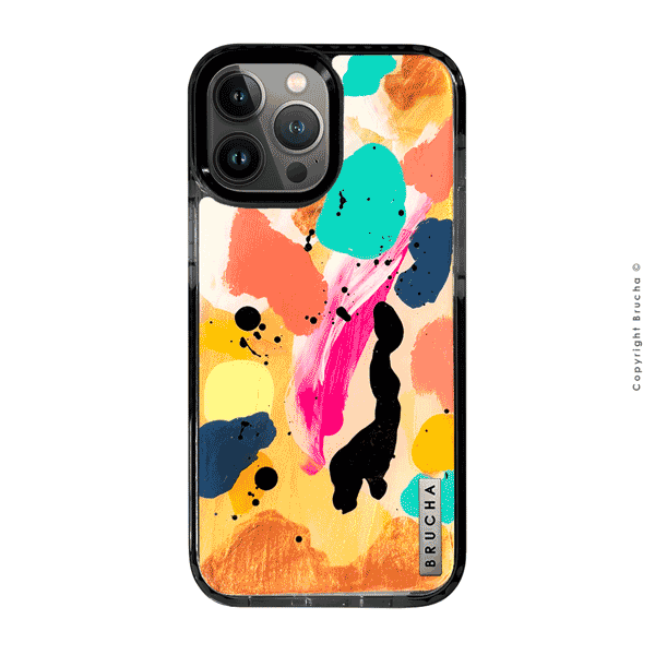 Funda ultra protectora pintada a mano para iPhone 13 Pro Max - Noire