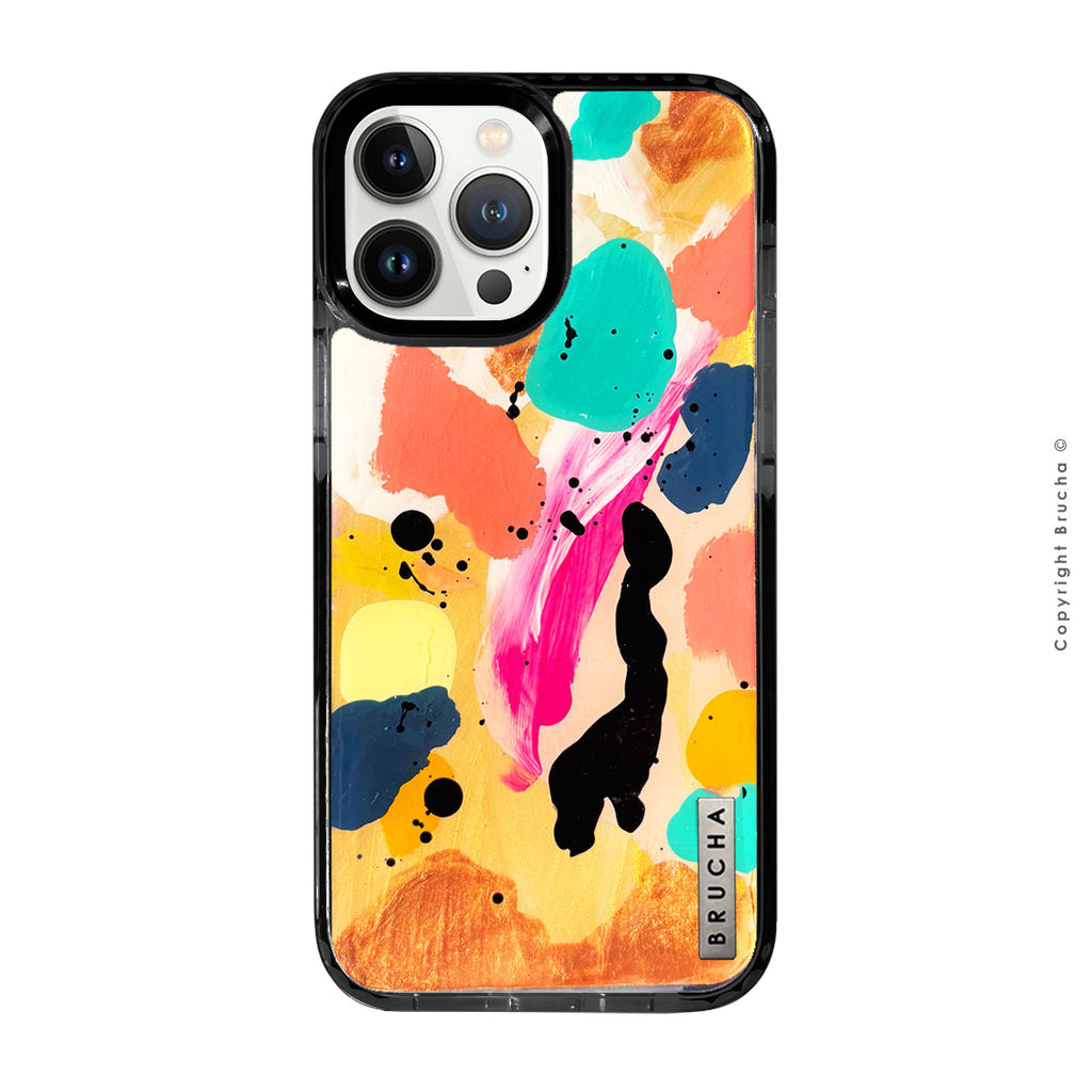 Funda ultra protectora pintada a mano para iPhone 13 Pro Max - Noire